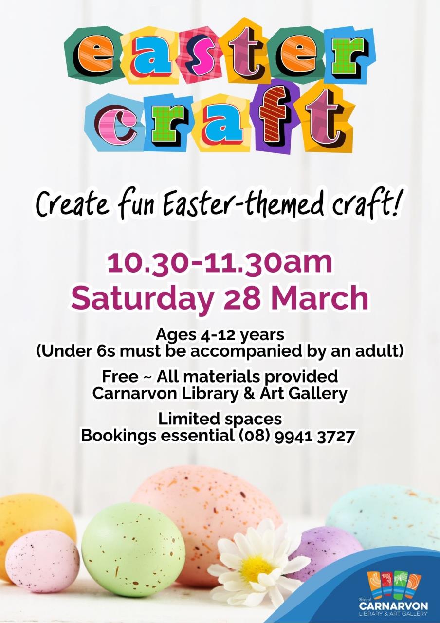 Easter Craft poster 2026