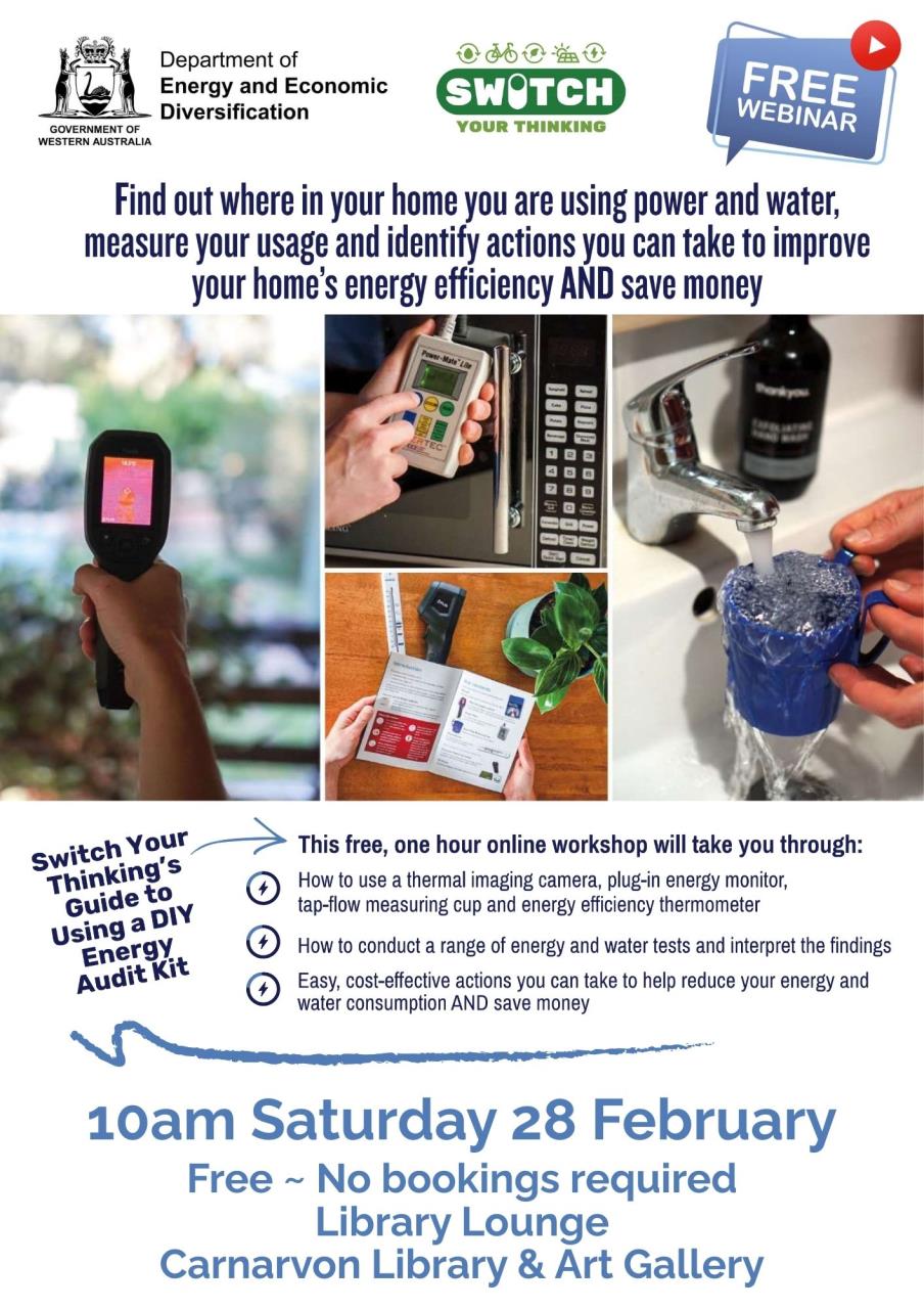 Energy Audit Kit workshop poster