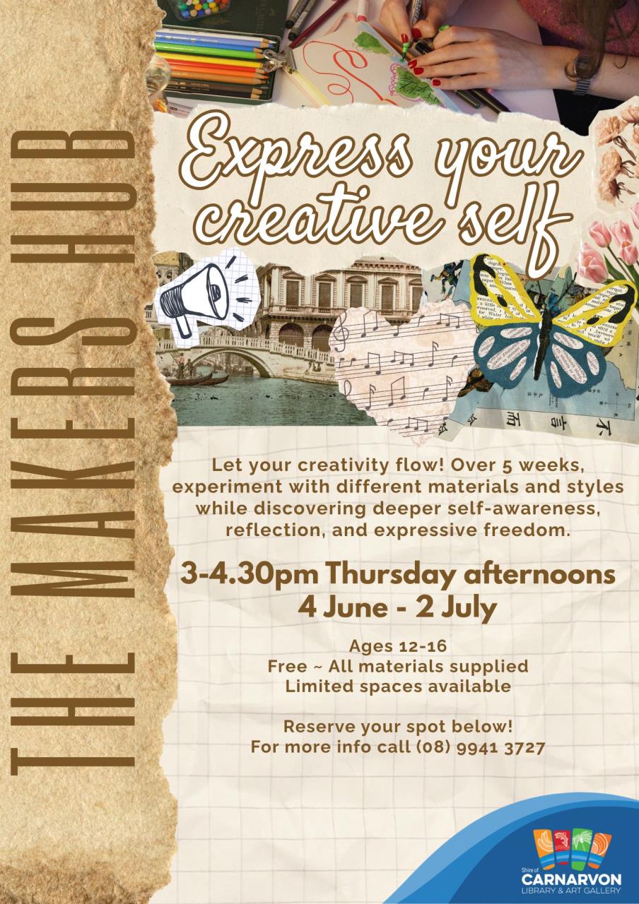 Makers Hub Express yourself poster