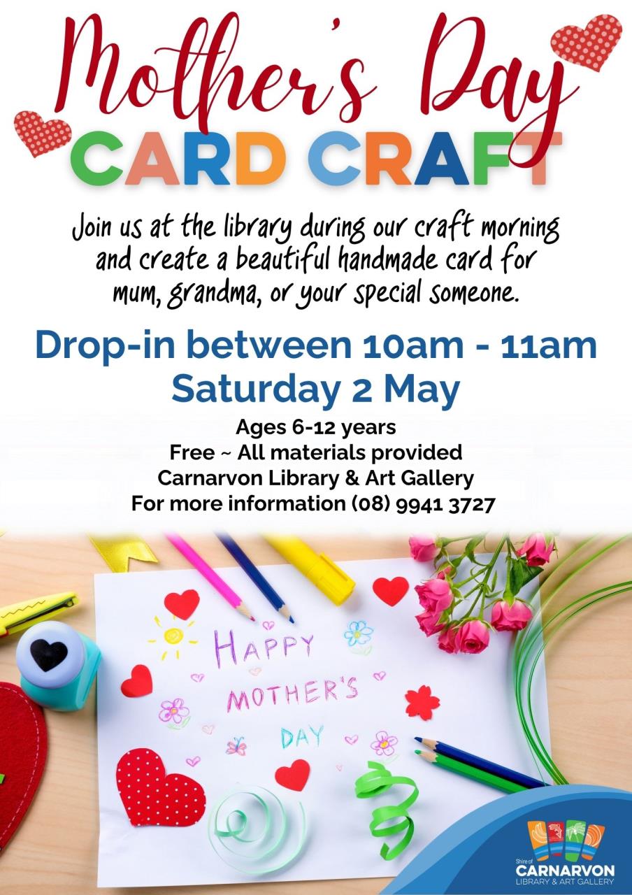 Mother's Day Card Craft poster