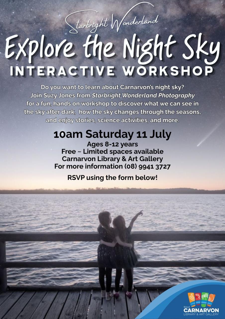 Explore the Night Sky poster