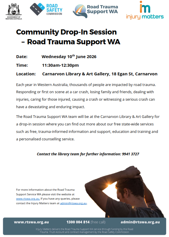 Road Trauma Support WA poster