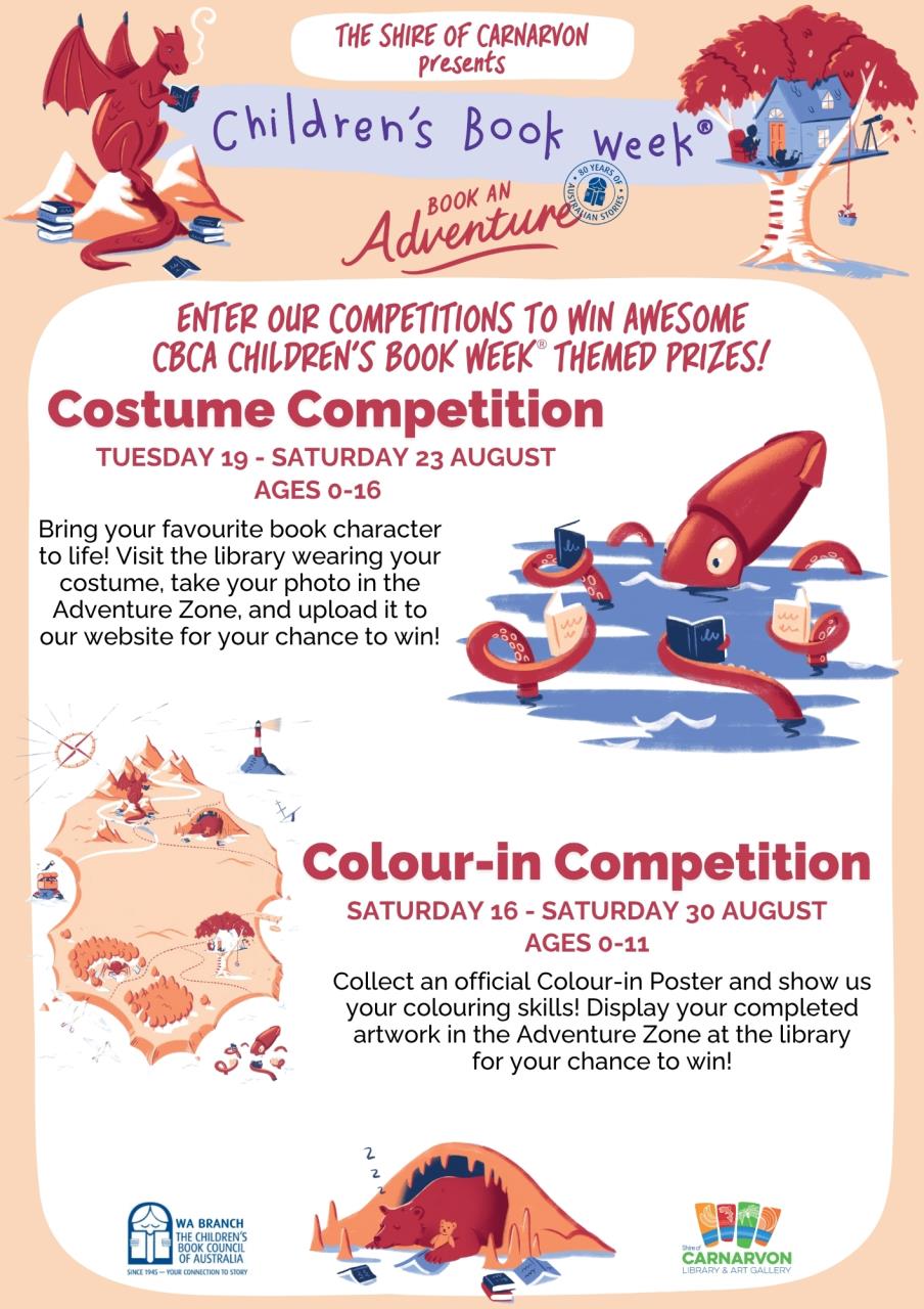 Book Week 2025 Competitions poster