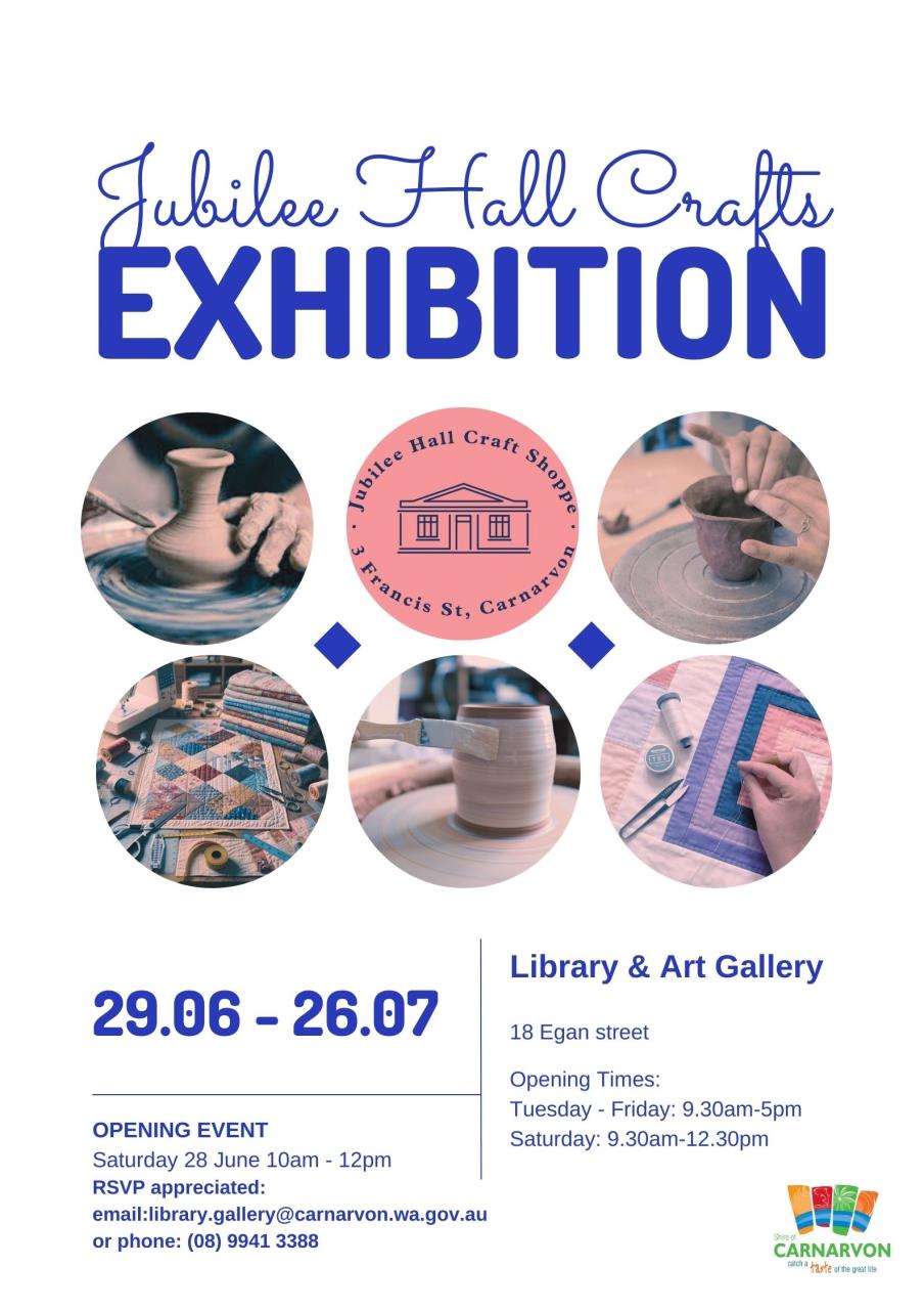 Jubilee Hall crafts Exhibition 