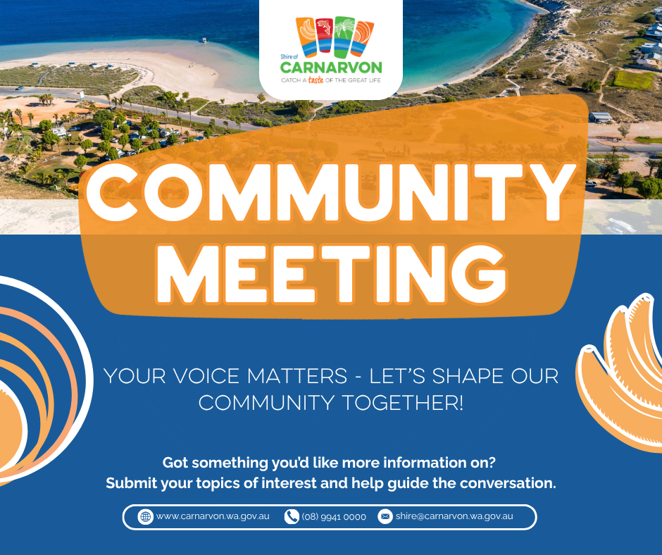 Community Meeting | Carnarvon