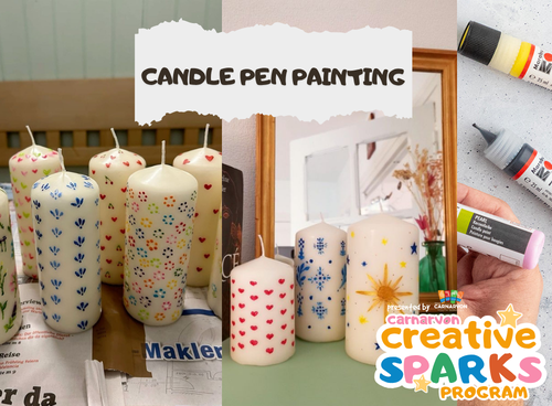 Creative Sparks Programming: Candle Pen Painting Workshop