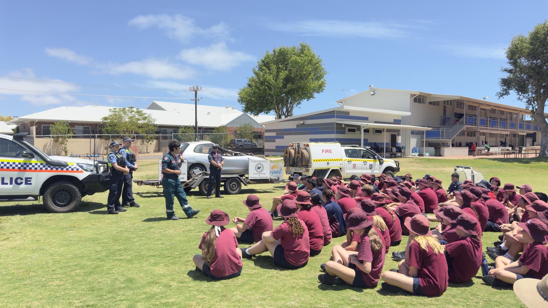 Carnarvon Road Safety Statue – Nobody Plans a Crash