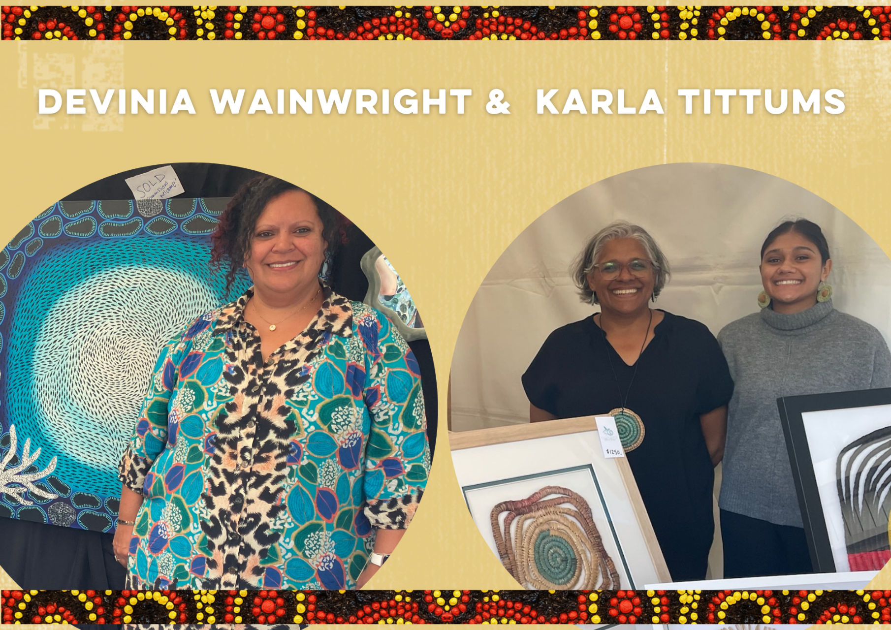 Two Carnarvon First Nations Artists Shine at Revealed Exhibition and Art