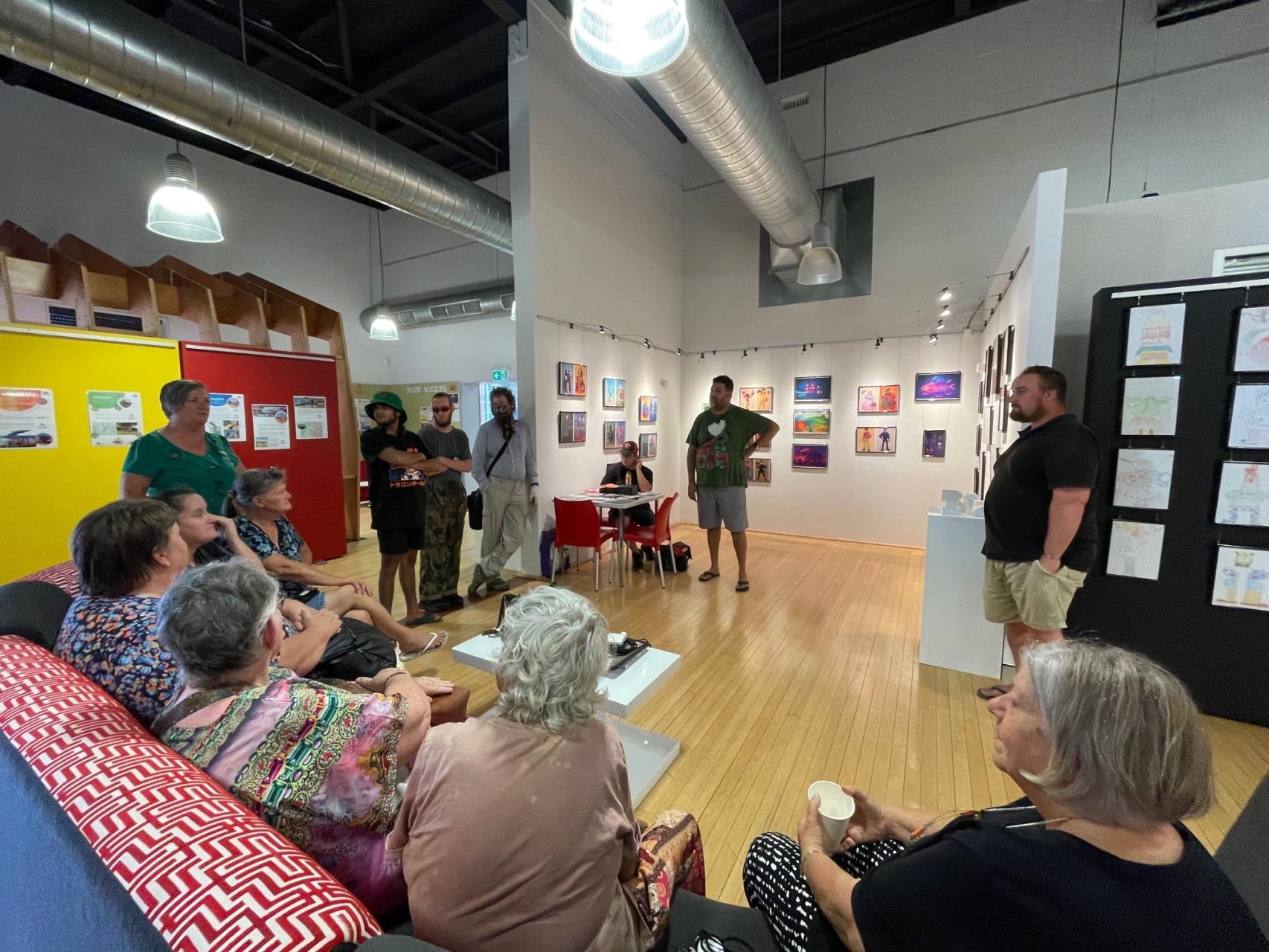 Local Artist Josh explores AI and imagination at Gallery Nook