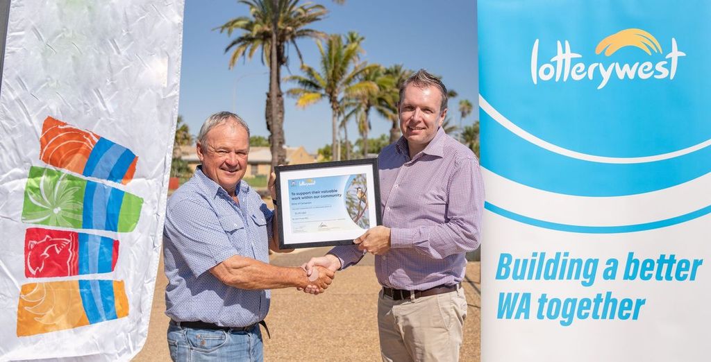 Lotterywest Grant Received by Shire of Carnarvon President