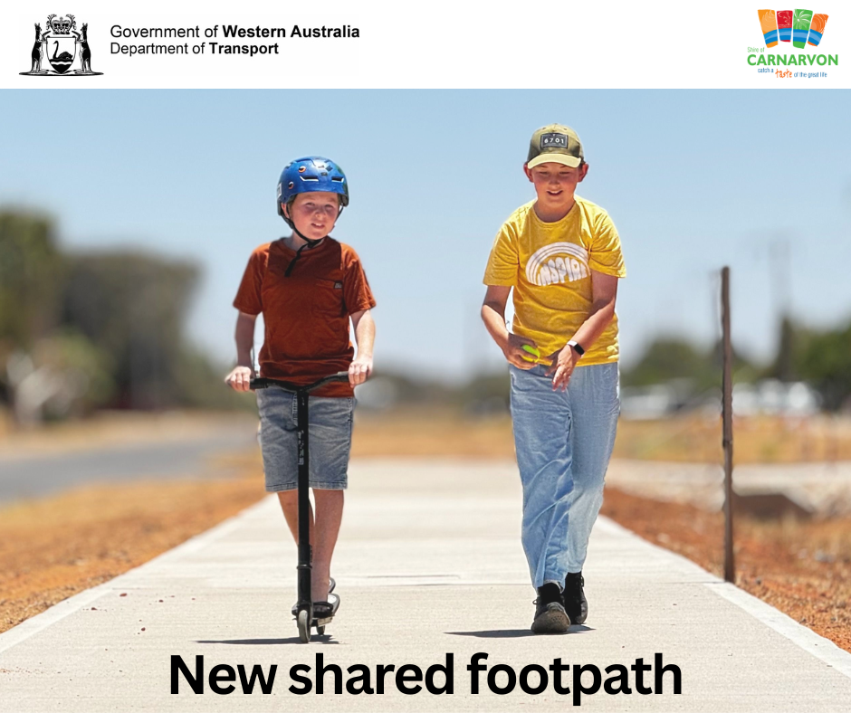 Shared Footpath Completion Announcement