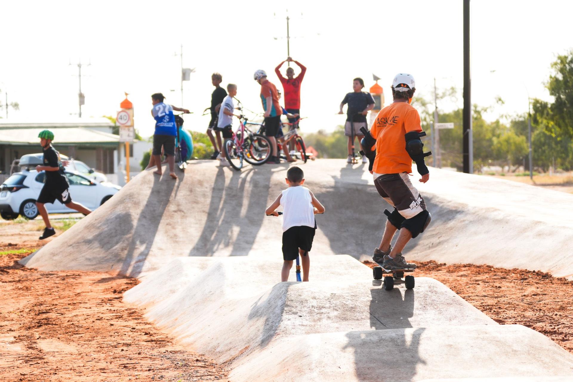 Pump Track Unveiled as a Thrilling Success in Youth Precinct