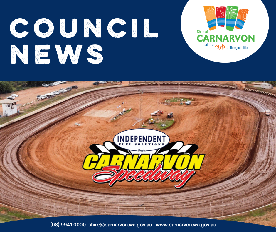 Shire Charges up Fundraising Efforts for Carnarvon Speedway Club